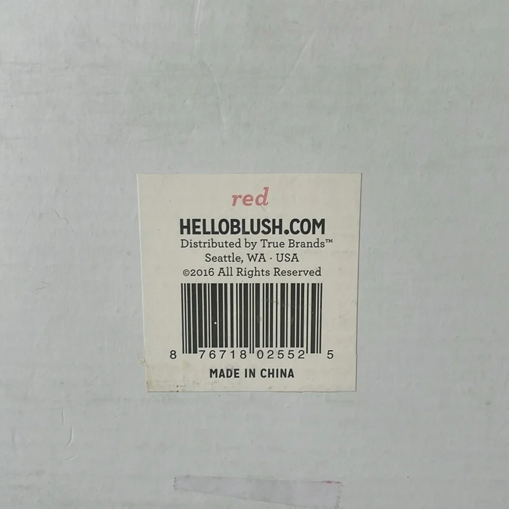 NIB Blush Pumped Up Red Heel Wine Bottle Holder